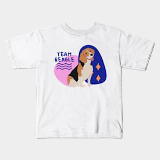 Team Beagle, dog lovers, beagle lovers Kids T-Shirt
